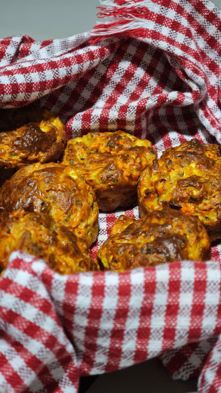 Muffins salados de vegetales